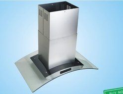 EUREKA 30" Euro Style CC Stainless Steel Island Mount Range Hood. N2