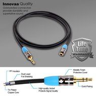 AUX Audio Cable, INNOVAA Universal Stereo Audio Male to Female 3.5mm AUX Cable - 15 Feet N13
