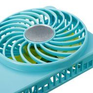 ELEGIANT Hand-held USB Rechargable 3 Speeds Portable Mini USB Summer Cooling Fan Personal Pocket Fan blue N22