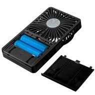 ELEGIANT Hand-held USB Rechargable 3 Speeds Portable Mini USB Summer Cooling Fan Personal Pocket Fan blue N25