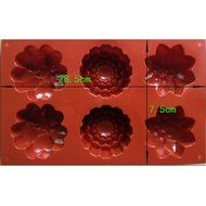 Karen Baking Moon Cake Shape Muffin Sweet Candy Jelly Fondant Cake Chocolate Mold Silicone Tool Baking Pan DIY