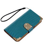 S7 Case,Samsung Galaxy S7 Case (Non-Edge) - Mavis's Diary Premium Wallet Flip Case Fashion Lizard PU Leather Bling...