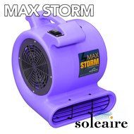 Max Storm Purple 2550 CFM Durable Lightweight Carpet Drying Fan Blower Air Mover Draw Low Amps Move Large Volumes... N5