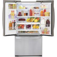 LG LFX25978ST 24.9 Cu. Ft. French Door Refrigerator with Ice and Water Dispenser - Stainless Steel N2