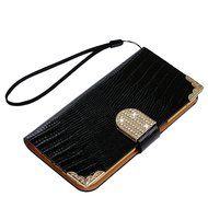 S7 Case,Samsung Galaxy S7 Case (Non-Edge) - Mavis's Diary Premium Wallet Flip Case Fashion Lizard PU Leather Bling... N3