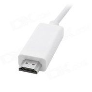 1080P 30 Pin Dock Male to HDMI Male Adapter Cable For iPhone Ipad Itouch- White N4