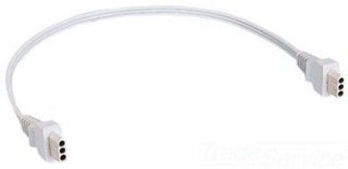 Juno Lighting Group JC3-17-WH Jumper Cord, 17-Inch, Designer White by Juno