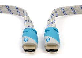 Aurum Flat Series - Flat HDMI Cable with Ethernet (50 FT) - Supports 3D &amp; Audio Return Channel [Latest Version... N4