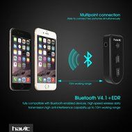 HAVIT Bluetooth Receiver, Wireless Audio Receiver&amp;Hands-free Calling Car Kitsfor Home/Car Audio System with 3.5...