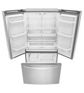 Whirlpool WRF532SMBB 21.7 Cu. Ft. Black French Door Refrigerator - Energy Star N2