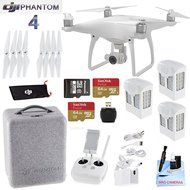 DJI Phantom 4 Advanced Flight Kit - Includes 3 Intellegent In Flight Battery + 2 64GB Micro SD Memory Card