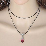 2016 New Design Gothic Vampire Blood Bottle Choker Pendant Halloween Necklace