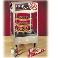 Nemco 6451 Display Cabinet, Heated, Hot Food, 3 Tier Revolving 18&quot; Pizza Rack, H
