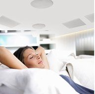 Pyle KTHSP390S 4 Pairs of 150W 5.25" In-Wall / In-Ceiling Stereo White Speakers w/ 300W Digital Home Stereo Receiver... N2