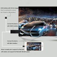 1080P iPhone Lightning 8 Pin to HDMI Cable Connector,BAIVON 6.5 Feet HD High Speed HDTV Converter Adapter with...
