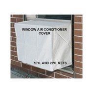 Window Air Conditioner Cover - Window/thru Wall - Outdoor - 27W, 18H, 22D - White