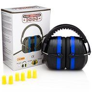 Ear Defense 3000 Plus Bonus Earplugs | Adjustable Hearing Protection Ear Muffs for Large Adults to Kids by Ear...