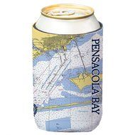 Altered Latitudes Pensacola Bay Chart Standard Beverage Cooler (6-Pack) N2
