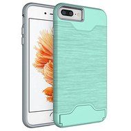 iPhone 7 Plus Case,iPhone 7 Plus Hybrid Case,MT Mall Hybrid Slim Fit Dual Layer Hybrid Case Brushed Metal Design... N3