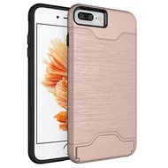 iPhone 7 Plus Case,iPhone 7 Plus Hybrid Case,MT Mall Hybrid Slim Fit Dual Layer Hybrid Case Brushed Metal Design... N4