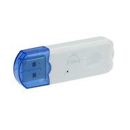 Mosunx(TM) 1 Pc USB Wireless Handsfree Bluetooth Audio Music Receiver Adapter for iPhone 5 6 Mp4 Blue N3