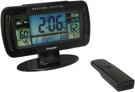 Sharp Digital Atomic Weather Station Clock N2