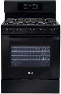 LG LRG3091SB 30" Black Gas Sealed Burner Range
