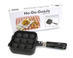 Taiyaki Walnut Shaped Waffle Maker (9 Walnut Waffles) with English Recipe