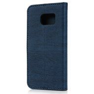 Badalink Galaxy S7 Wallet Case Wood Texture Premuim PU Leather Case Slim Fit Flip Folio Kickstand Case with Card... N4