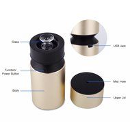 Usb Aromatherapy Pure Essential Oil Diffuser For Car-Portable Travel-Size Cool Mist Air Fresher-Unique Design-Safe... N8