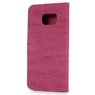Badalink Galaxy S7 Wallet Case Wood Texture Premuim PU Leather Case Slim Fit Flip Folio Kickstand Case with Card... N8