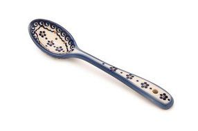 Polish Pottery Spring Blossom Soup Spoon
