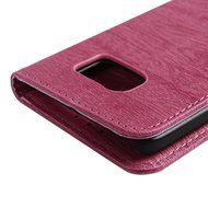 Badalink Galaxy S7 Wallet Case Wood Texture Premuim PU Leather Case Slim Fit Flip Folio Kickstand Case with Card... N9
