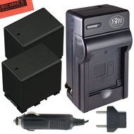 Pack of 2 BN-VG138 Batteries for JVC Everio GZ-E10 GZ-E100 GZ-E200 GZ-E300 GZ-E505B GZ-E515B GZ-EX250 GZ-EX310... N2