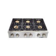Dacor Discovery IQ DYRTP366SNG 36" Natural Gas Cooktop with 2 SimmerSearTM Burners and 4 High Performance Sealed...