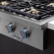Dacor Discovery IQ DYRTP366SNG 36" Natural Gas Cooktop with 2 SimmerSearTM Burners and 4 High Performance Sealed... N2