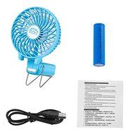 LinGear Portable Collapsible USB Rechargeable Hand Handheld Mini Fan For Laptop Computer Desk Desktop Table Floor... N4
