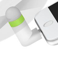 Amavasion USB Mini Fan/Portable Dock Cooler Rotating Fan for Lightning iPhone 6 6 Plus 5s 5 iPad Air (Pink) N8