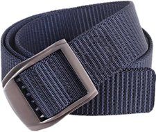 Kinsun Men&#039;s Military Tactical Belt Buckle Nylon Web Belt 1.5&quot; Wide (Navy Blue) N13