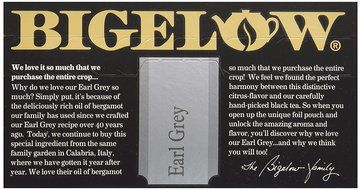 Bigelow Earl Grey Tea Bags - 40 ct N5