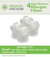 4 Bissell Featherweight Replacement Filters Designed To Fit Bissell Featherweight Vacuum Cleaners, Compare to... N2