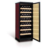 96 Bottle Single Zone Wine Refrigerator Finish: Black with Stainless Steel Door Frame