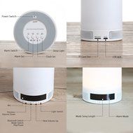 KoTeel LED Bluetooth Speaker, All-in-one Portable Wireless Bluetooth Speakers with LED Table Lamp, Alarm Clock... N3