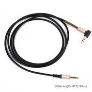 ICEELEC 3.5mm Male To Male Right Angle Auxiliary Cable for Phones,Car Stereos and Headphones (Black,4FT) N5
