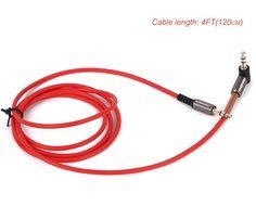 ICEELEC 3.5mm Male To Male Right Angle Auxiliary Cable for Phones,Car Stereos and Headphones (Black,4FT) N6