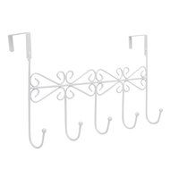 IMIEE The Door 5 Hook Rack Decorative Hanger for Hanging Your Clothes Coat Hat Belt and More , White by Imiee N4