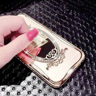 iPhone 7 Case,Inspirationc [Secret Garden] Rose Gold and White PC Plating Clear Shiny Cover Series for Apple iPhone... N23