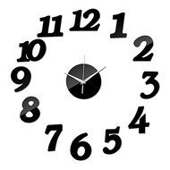 EverTrust(TM) top fashion new 3d diy acrylic mirror sticker wall clocks horloge large living room decorative needle...