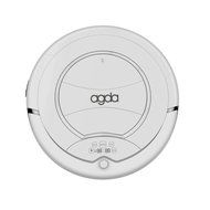 AGDA&reg;Robot Vacuum Cleaner Smart Automatic Mop Dual Brush Remote Control white N2
