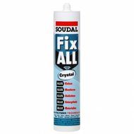 Soudal Fix All Crystal Hybrid 290&Acirc;&nbsp;ml Universal Glue Sealant Adhesive Mounting by Soudal